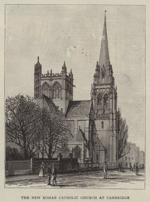 The New Roman Catholic Church at Cambridge by English School