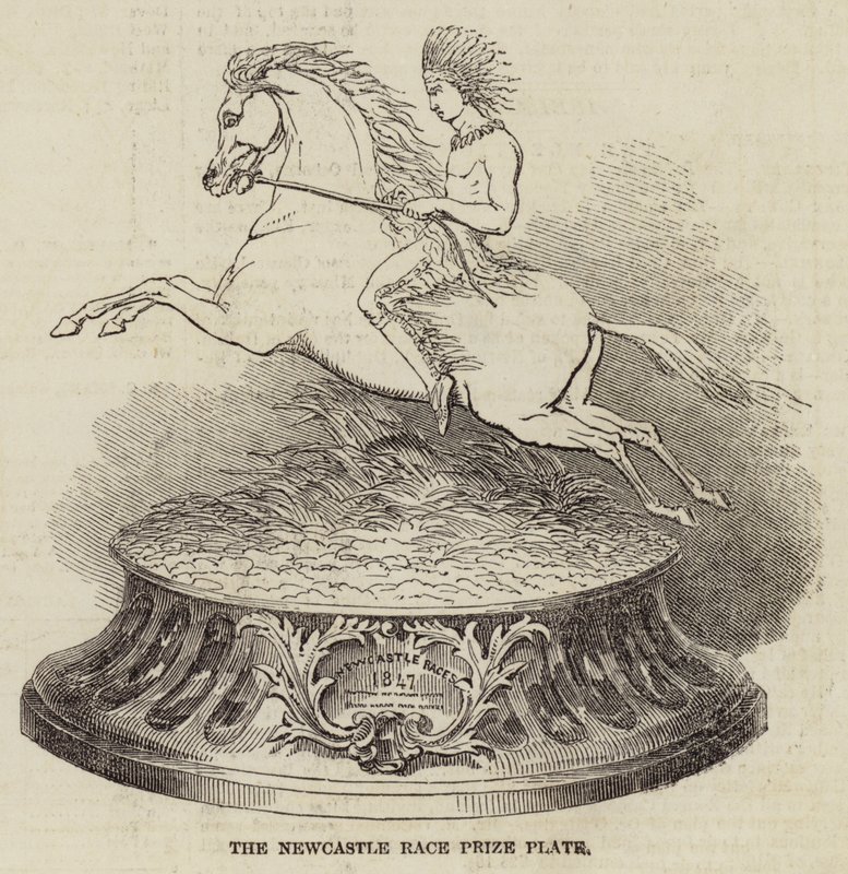 The Newcastle Race Prize Plate by English School