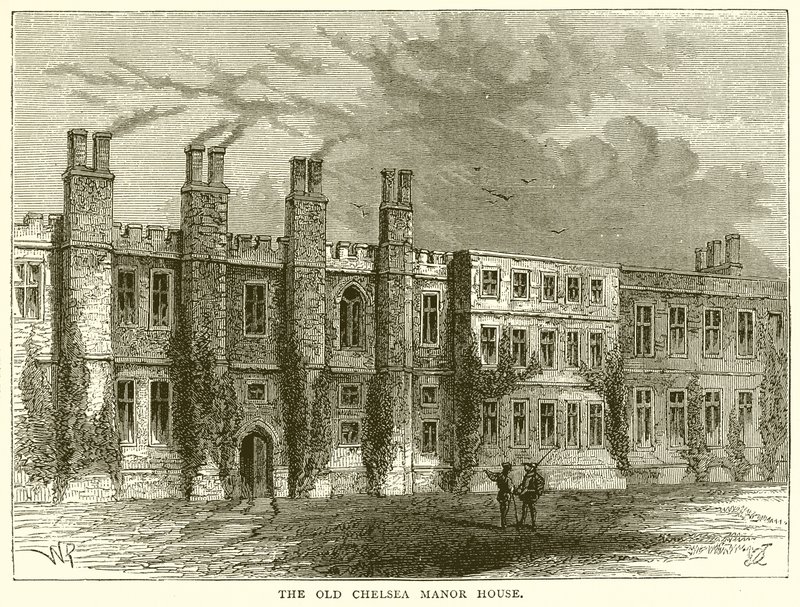 The Old Chelsea Manor House by English School