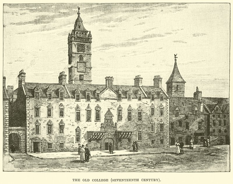 The Old College, Seventeenth Century by English School