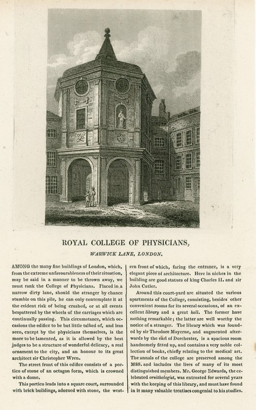 The Old College of Physicians in Warwick Lane by English School