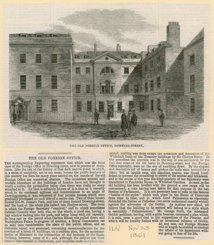 The Old Foreign Office, Downing Street by English School