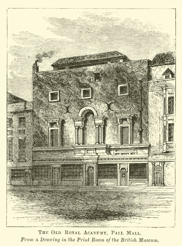 The Old Royal Academy, Pall Mall by English School