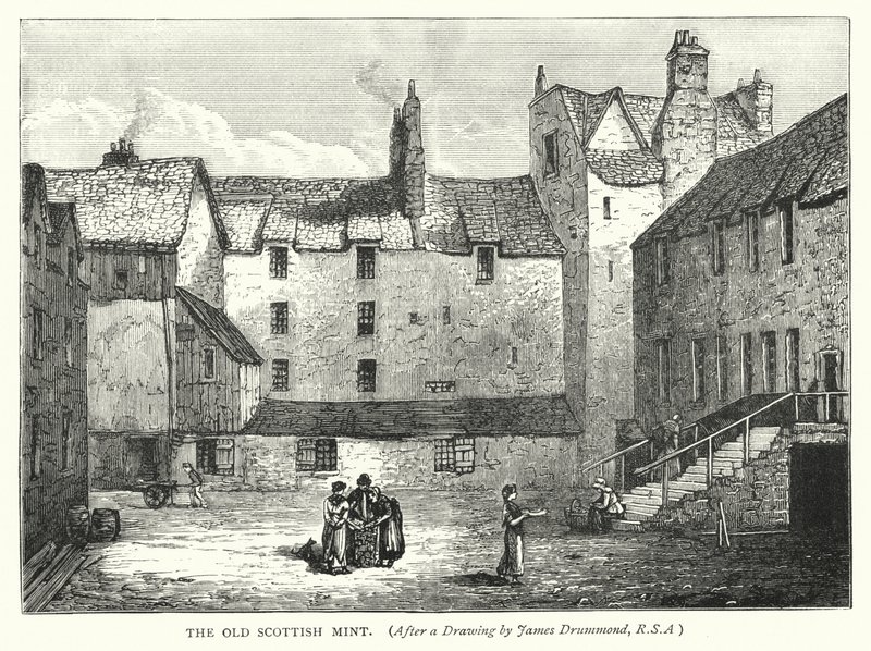 The Old Scottish Mint by English School