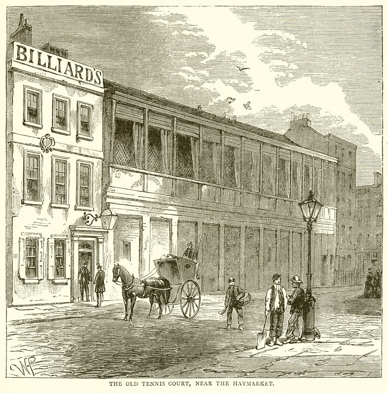 The Old Tennis Court, near the Haymarket by English School