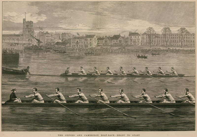 The Oxford and Cambridge Boat Race - Ready to Start by English School
