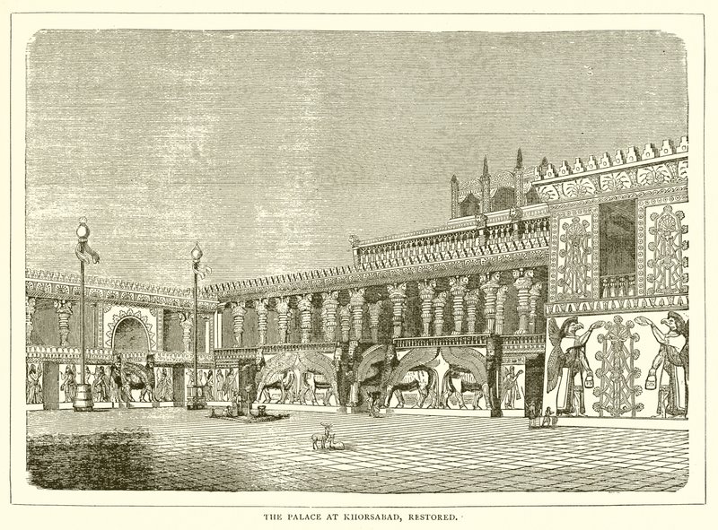 The Palace at Khorsabad, Restored by English School