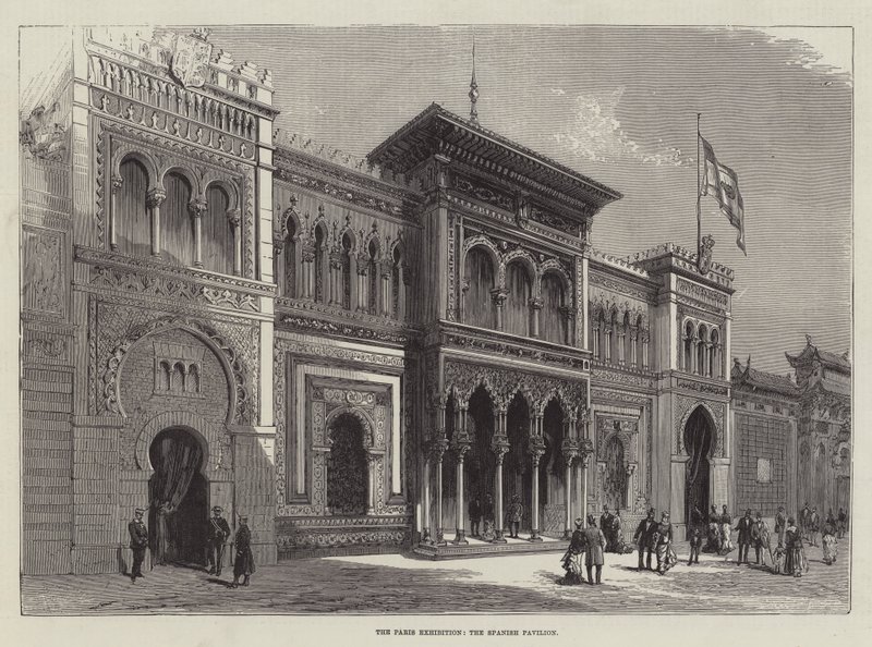 The Paris Exhibition, the Spanish Pavilion by English School