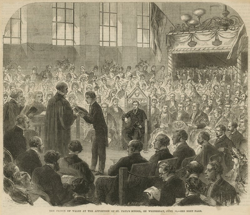 The Prince of Wales at the Apposition of St Paul