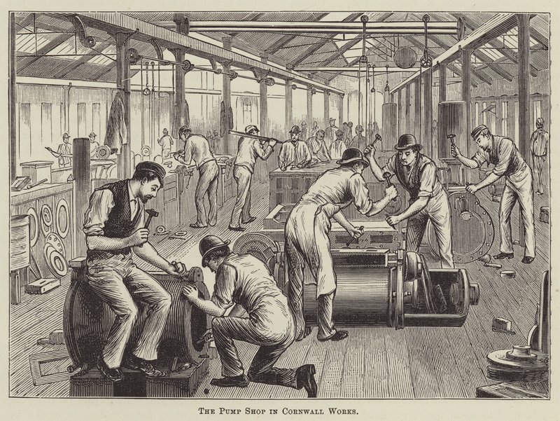 The Pump Shop in Cornwall Works by English School