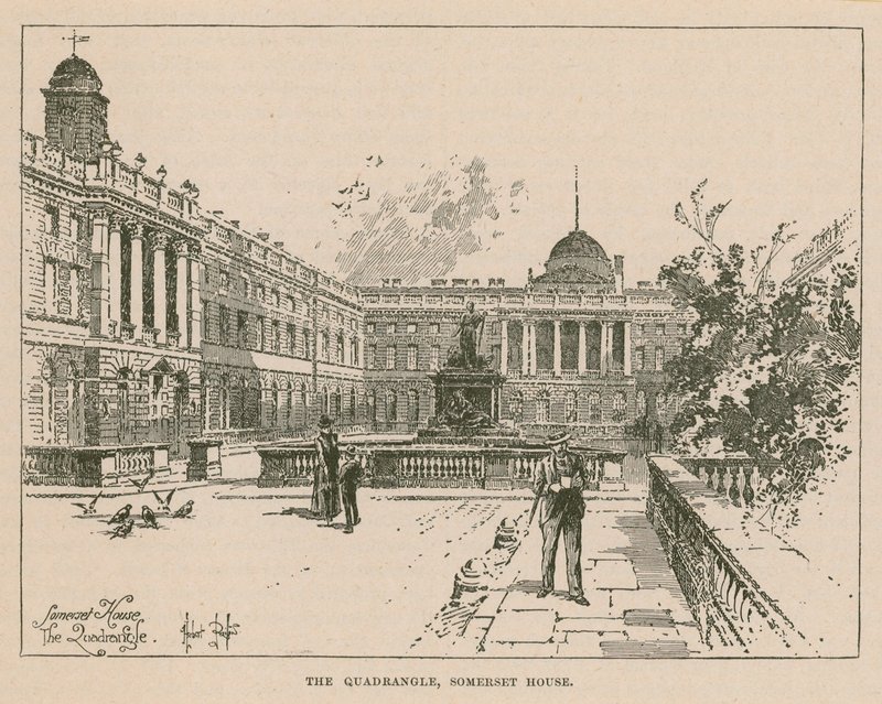 The Quadrangle, Somerset House by English School