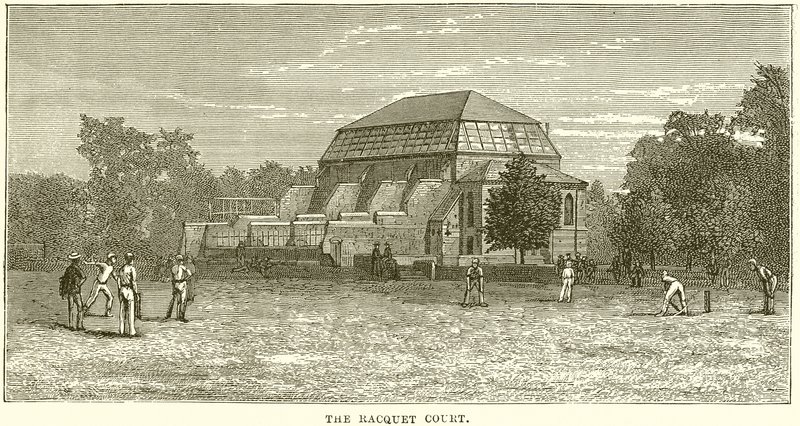 The Racquet Court by English School