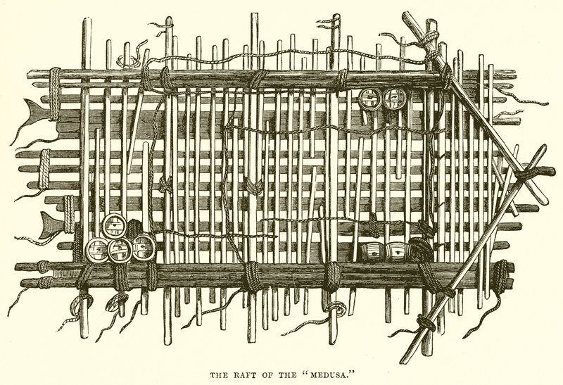 The Raft of the Medusa by English School