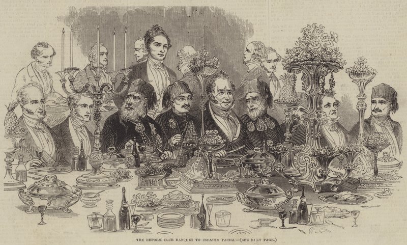 The Reform Club Banquet to Ibrahim Pacha by English School