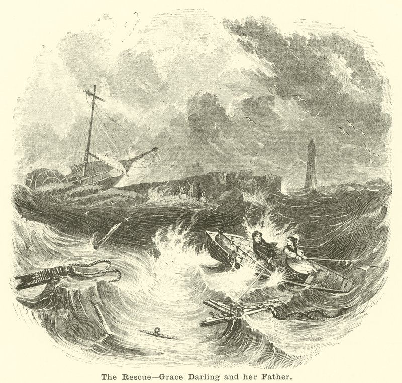 The Rescue, Grace Darling and Her Father by English School
