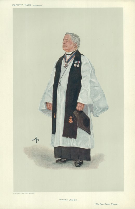 The Rev Canon Frederick Alfred John Hervey by English School