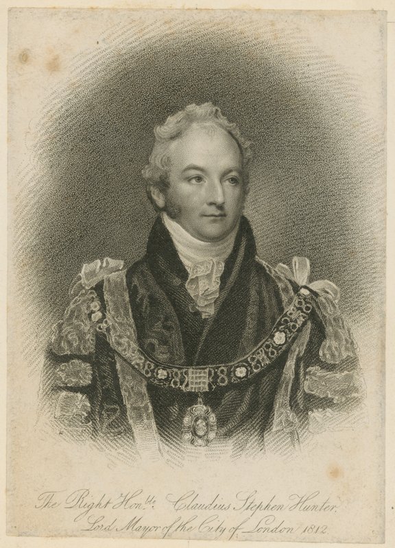 The Right Honourable Claudius Stephen Hunter, Lord Mayor of London by English School