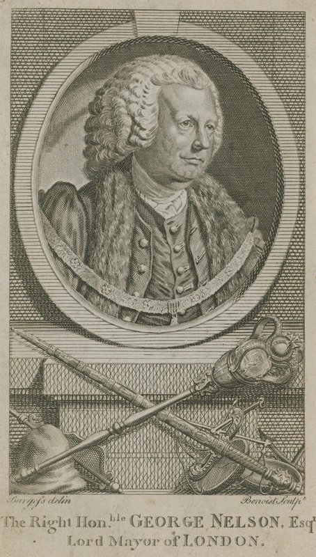The Right Honourable George Nelson, Lord Mayor of London by English School