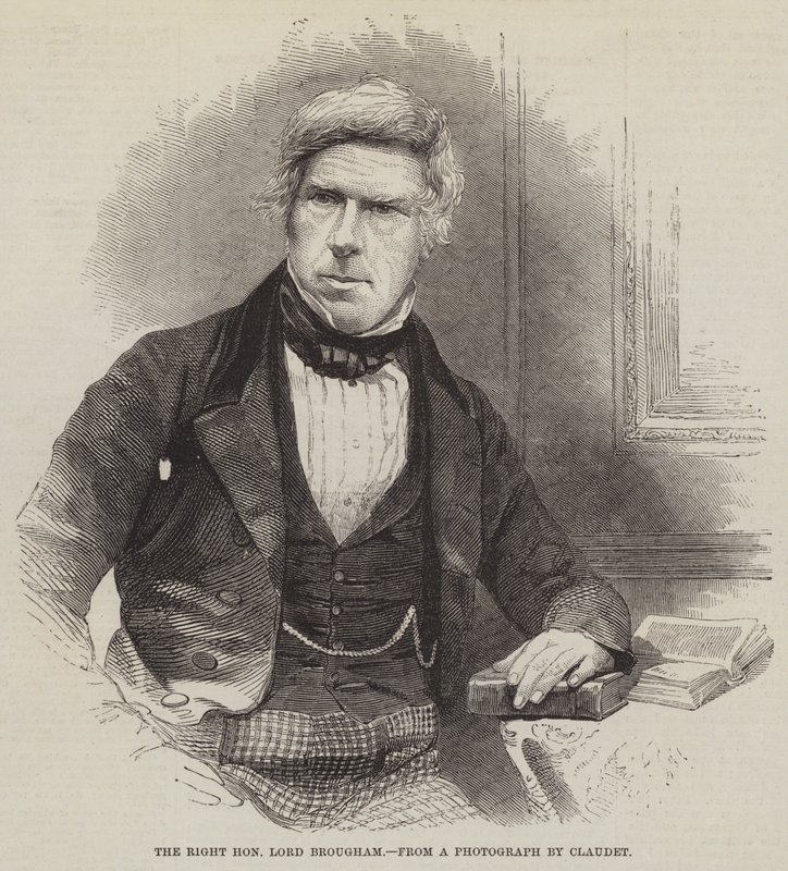 The Right Honourable Lord Brougham by English School