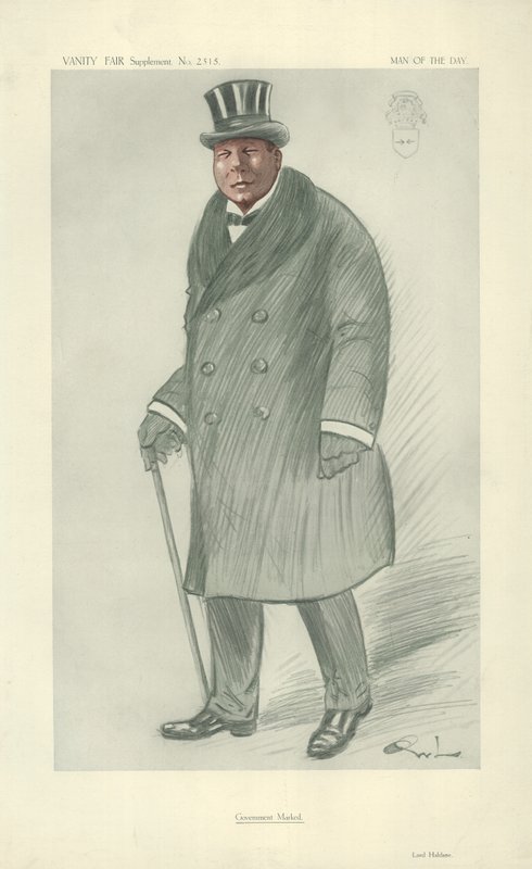 The Right Honourable Richard Burdon Haldane by English School