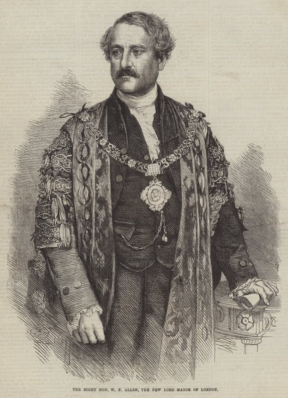 The Right Honourable W F Allen, the New Lord Mayor of London by English School
