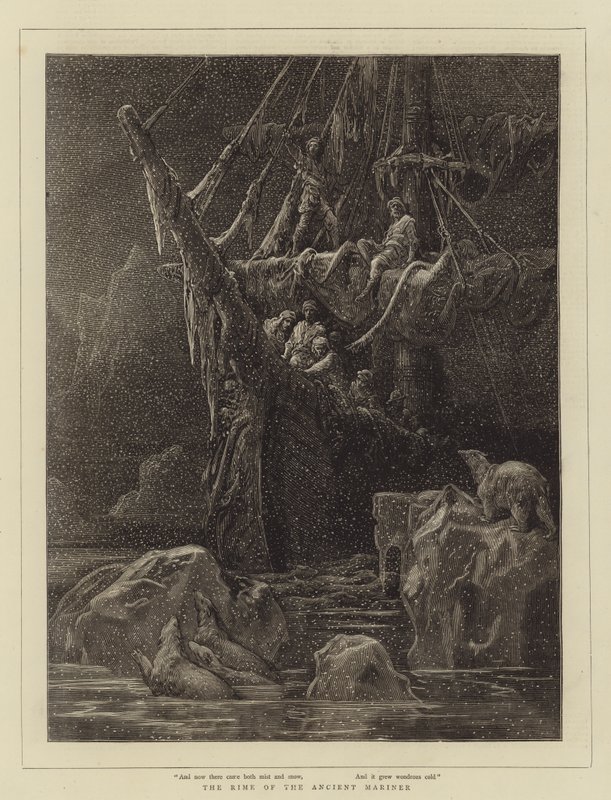 The Rime of the Ancient Mariner by English School