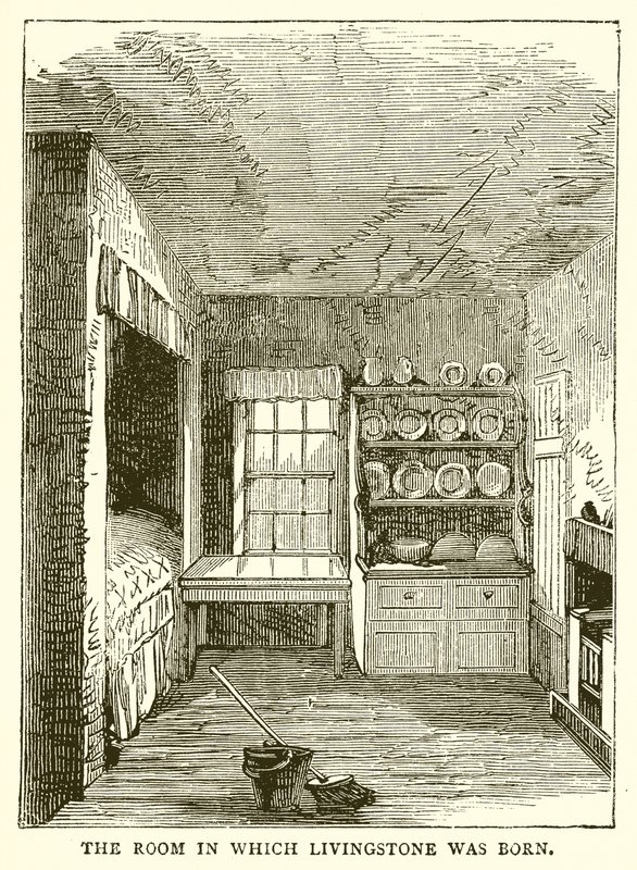 The Room in which Livingstone was Born by English School