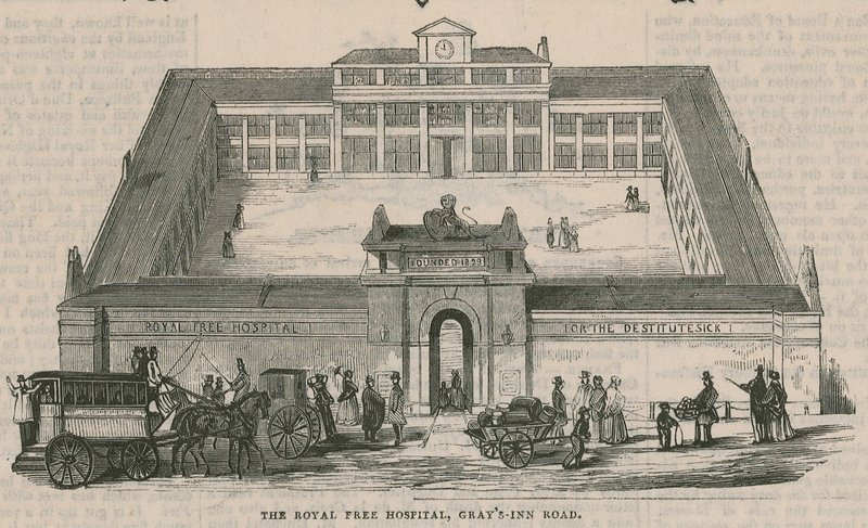The Royal Free Hospital, Grays Inn Road, London by English School