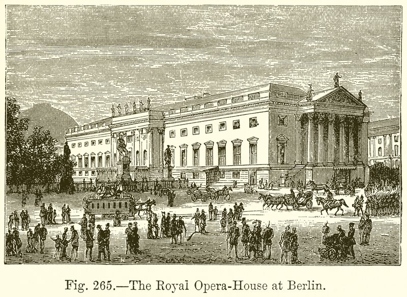 The Royal Opera House at Berlin by English School