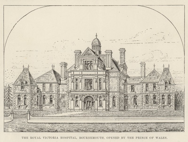 The Royal Victoria Hospital, Bournemouth, Opened by the Prince of Wales by English School