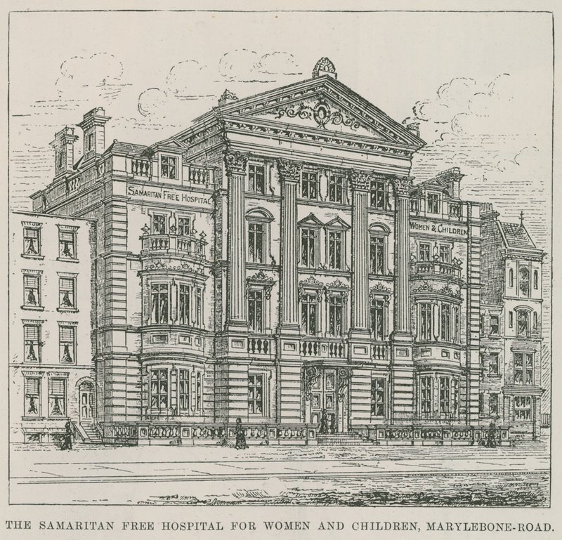 The Samaritan Free Hospital for Women and Children, Marylebone Road by English School