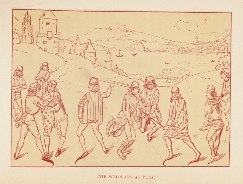 The Scholars at Play by English School