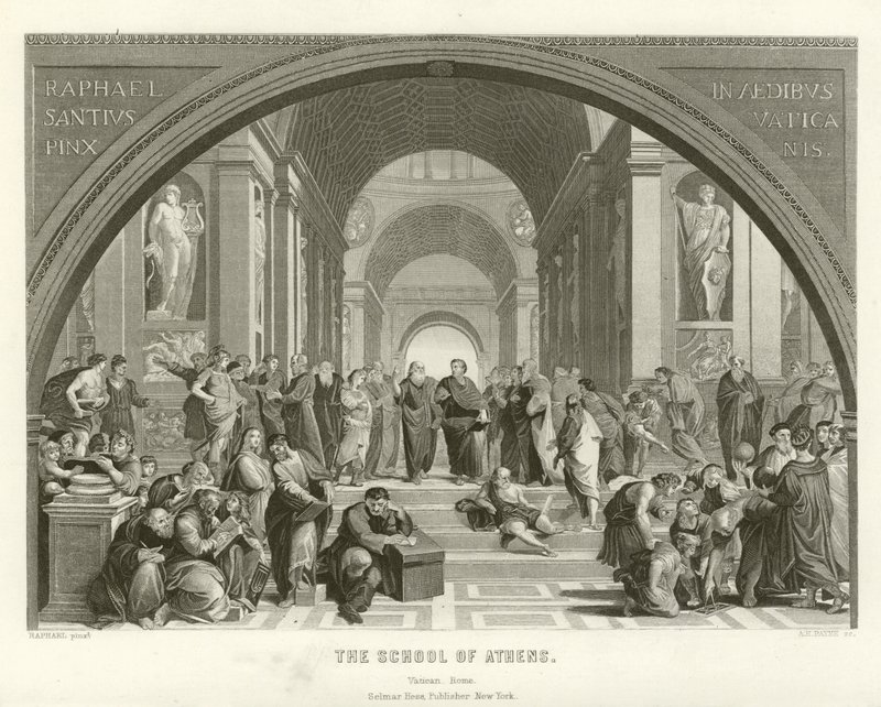 The School of Athens by English School