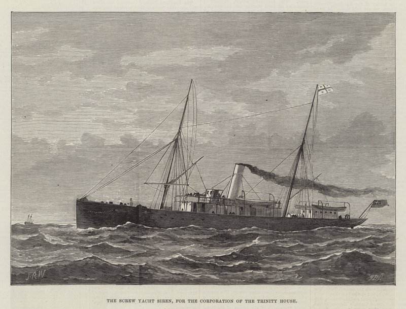 The Screw Yacht Siren, for the Corporation of the Trinity House by English School