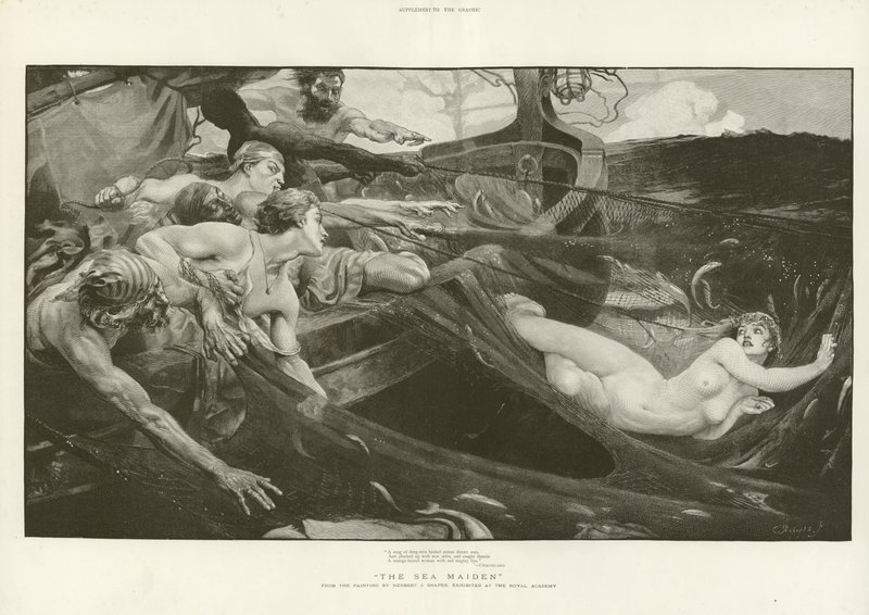 The Sea Maiden by English School