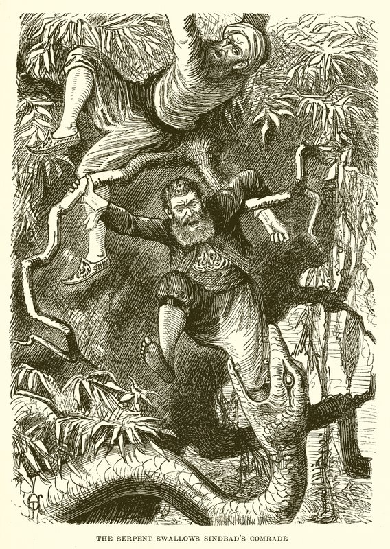 The Serpent Swallows Sindbad