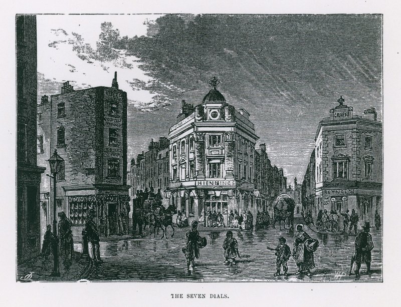The Seven Dials, London by English School