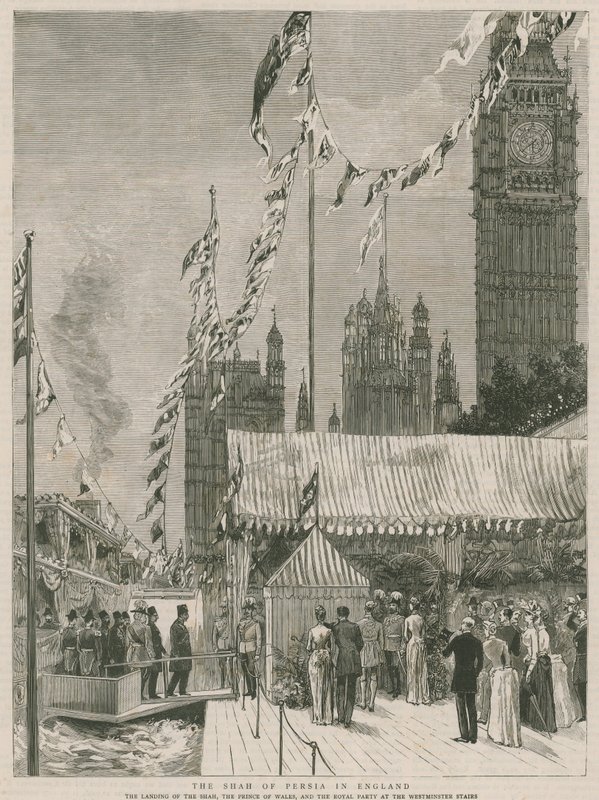 The Shah of Persia in England by English School