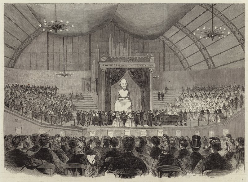 The Shakespeare Commemoration in London by English School