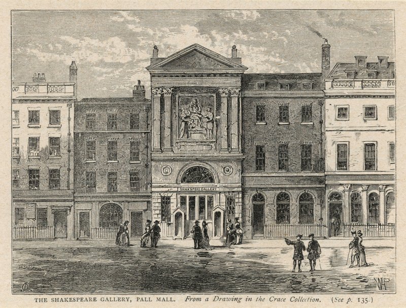 The Shakespeare Gallery on Pall Mall by English School