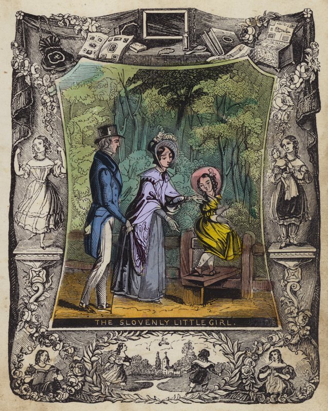 The Slovenly Little Girl by English School