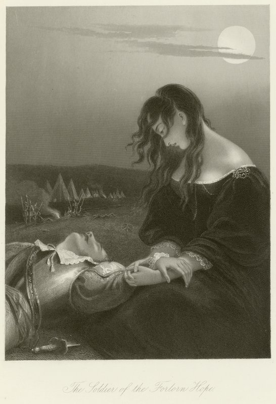 The Soldier of the Forlorn Hope by English School