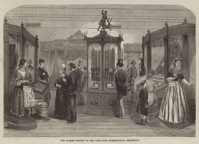 The Spanish Section of the late Paris International Exhibition by English School