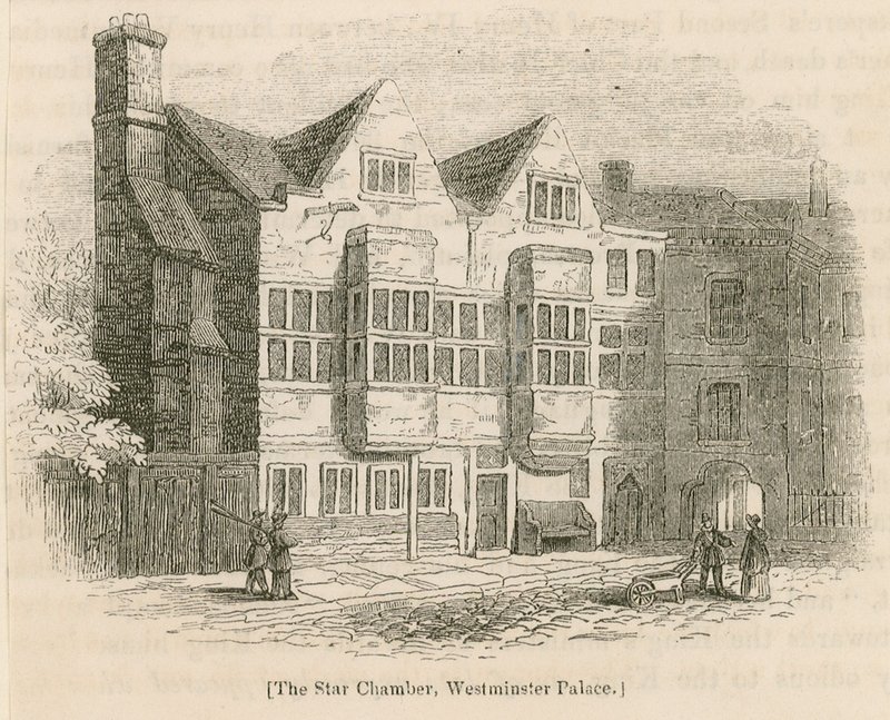 The Star Chamber, Westminster Palace, London by English School