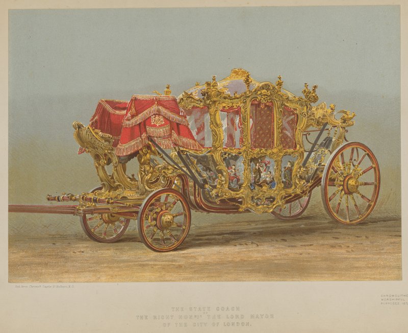 The State Coach of the Right Honourable The Lord Mayor of London by English School