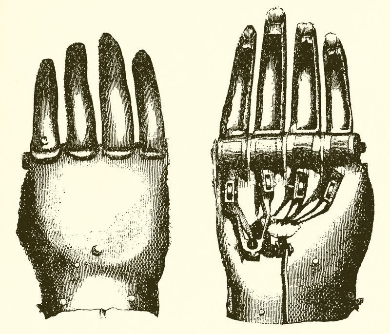 The Steel Hand of Carslogie by English School