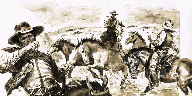 The Texas Ranger by English School