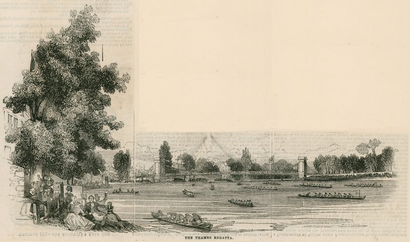The Thames Regatta by English School
