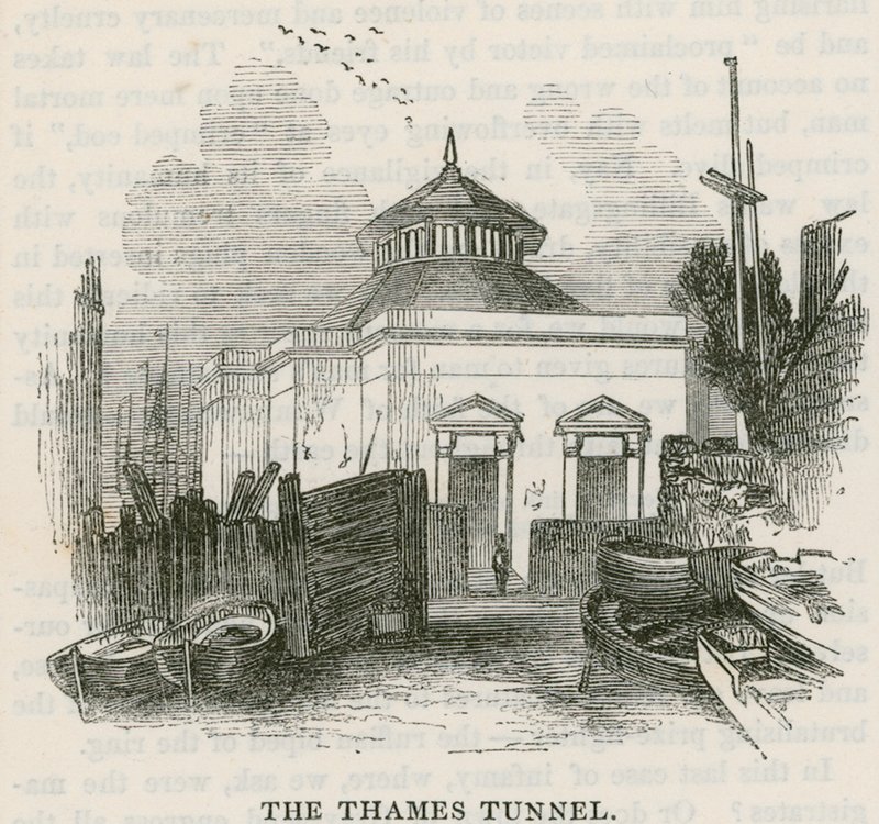 The Thames Tunnel by English School