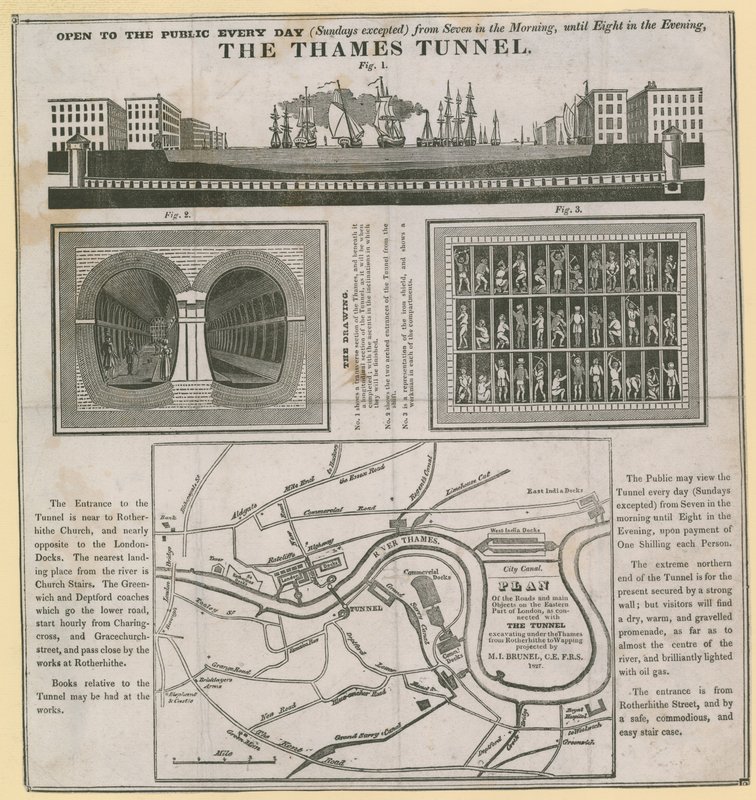 The Thames Tunnel by English School
